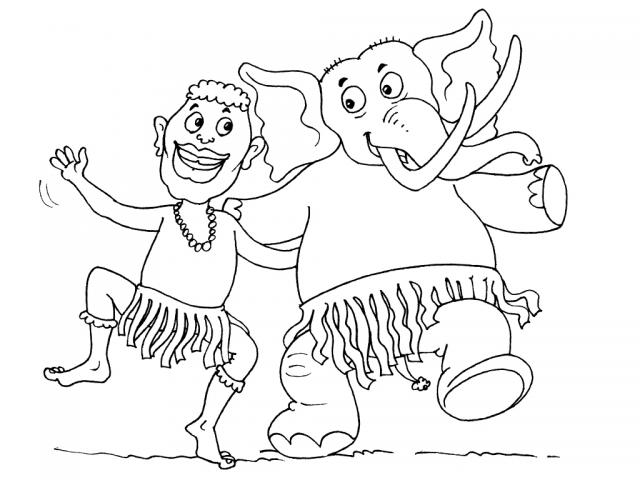 Afrykańczycy kolorowanki